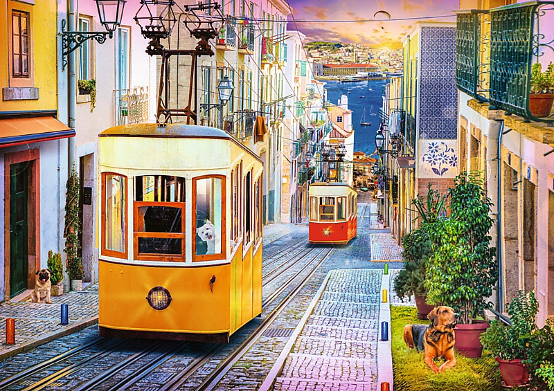 Puzzle 1000 - Portugalskie wakacje - Puzzle