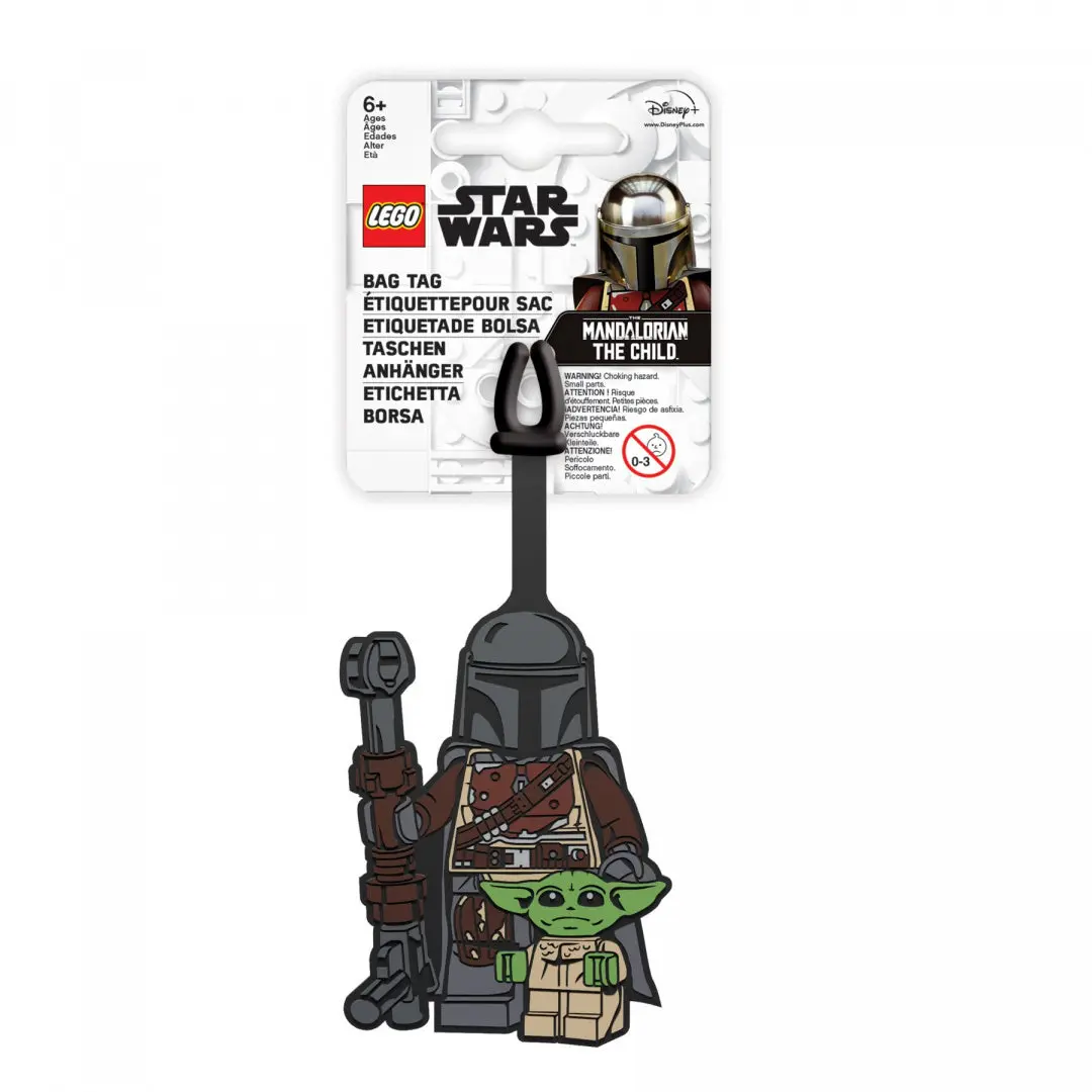 Zawieszka do plecaka i bagażu LEGO Star Wars™ – The Mandalorian™ with Child - Zabawki