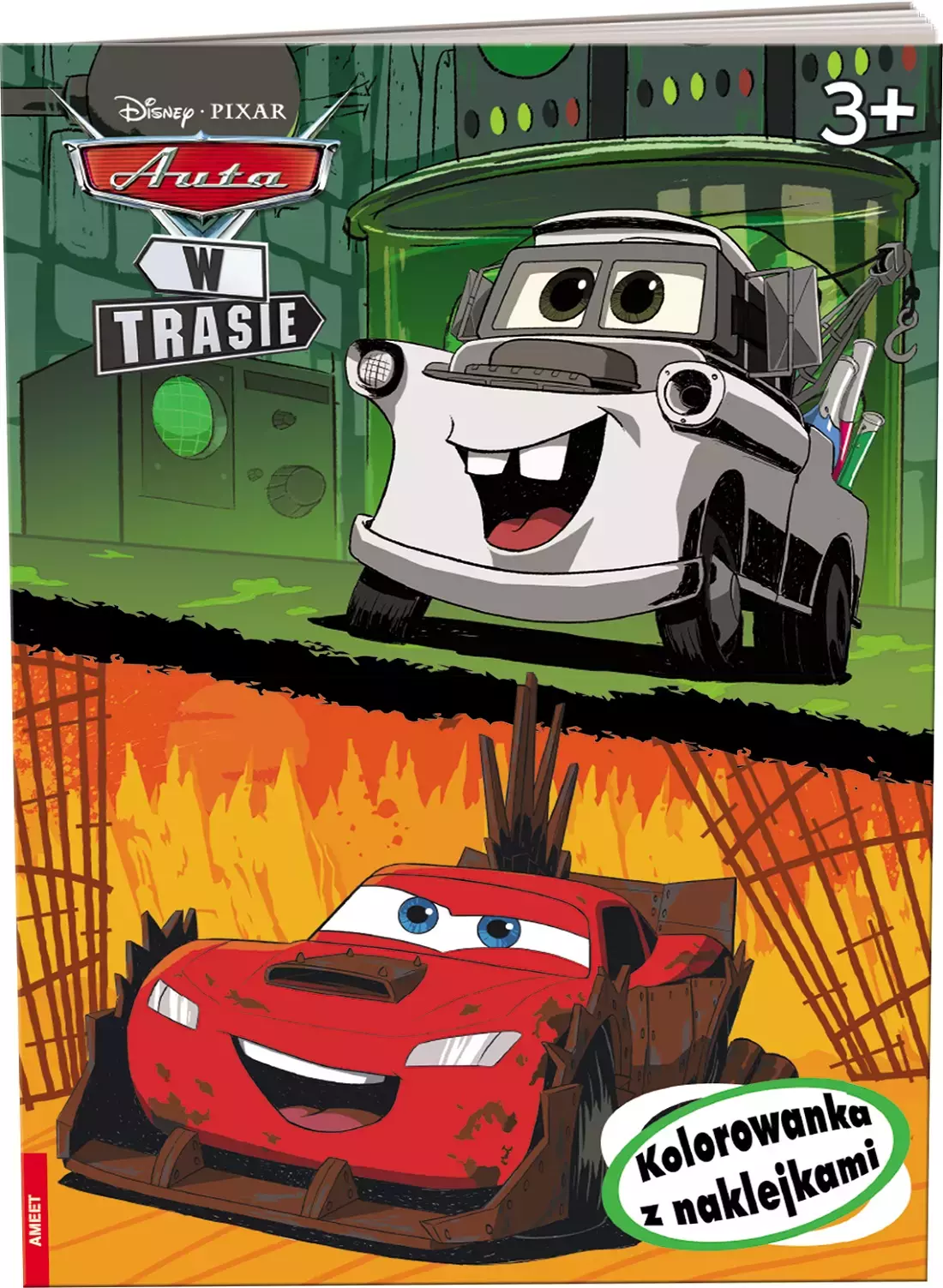 Disney Pixar Auta w trasie naklejam i koloruję NA-9131 - Książki