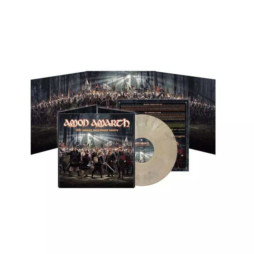 The Great Heathen Army, biały marmurkowy LP - Muzyka
