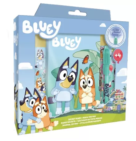 Pamiętnik z magicznym długopisem Bluey BY00007 - Papiernicze i szkolne