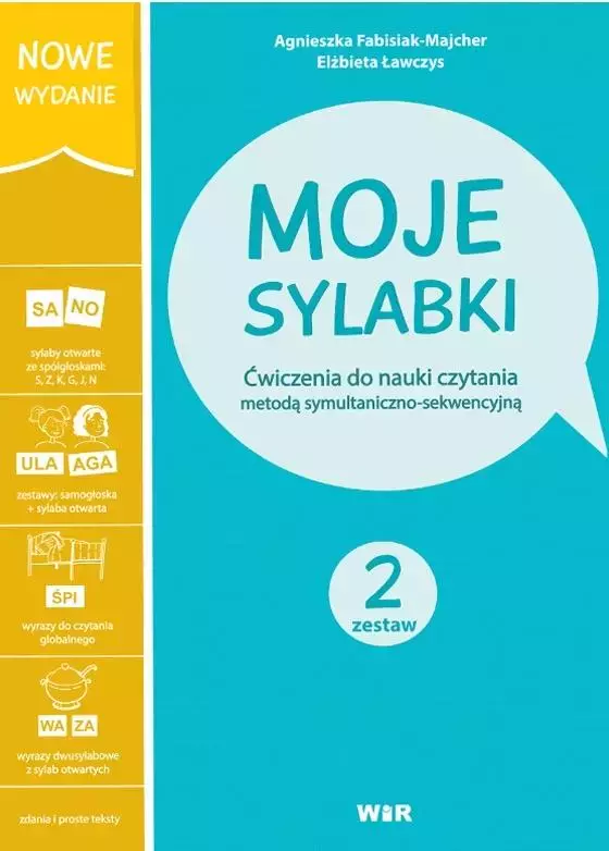 Moje sylabki. Ćwiczenia do nauki czytania metodą symultaniczno-sekwencyjną. Zestaw 2 - Książki