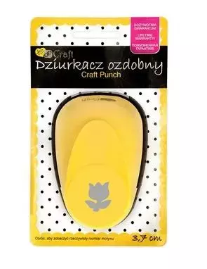 Dziurkacz ozdobny 3,7cm tulipan - Papiernicze i szkolne