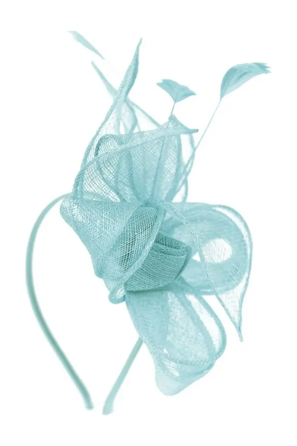 Fascynator Stylish Bow, jasny niebieski - Mama i dziecko