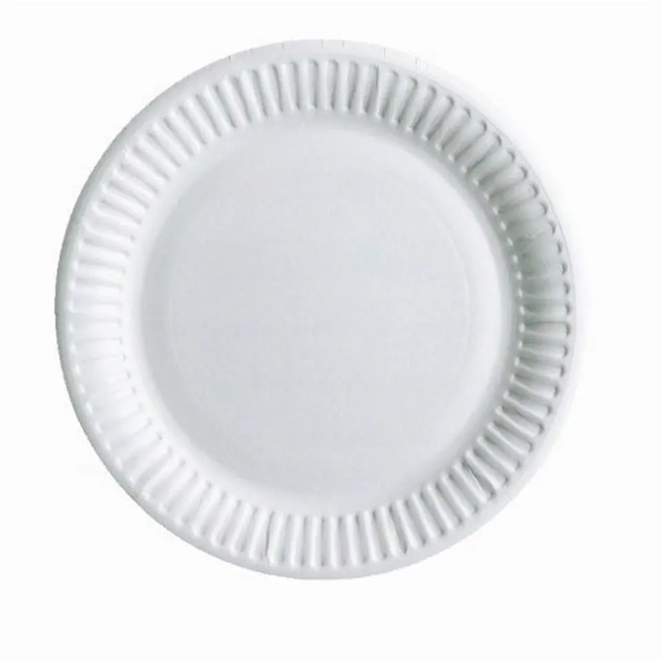 Talerzyki Białe jednorazowe 18 cm 20 szt. ECO - Papiernicze i szkolne