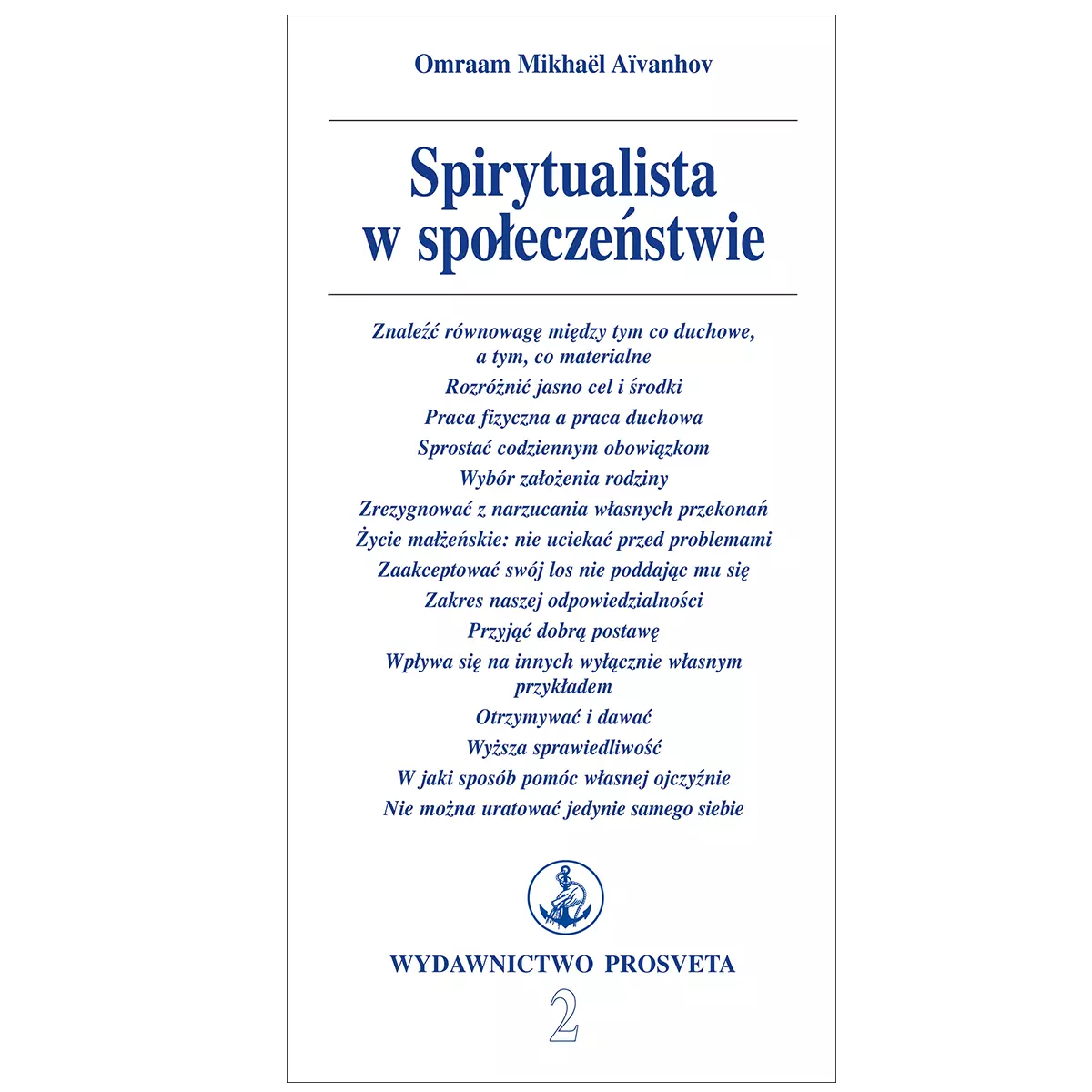 Spirytualista w społeczeństwie - Książki