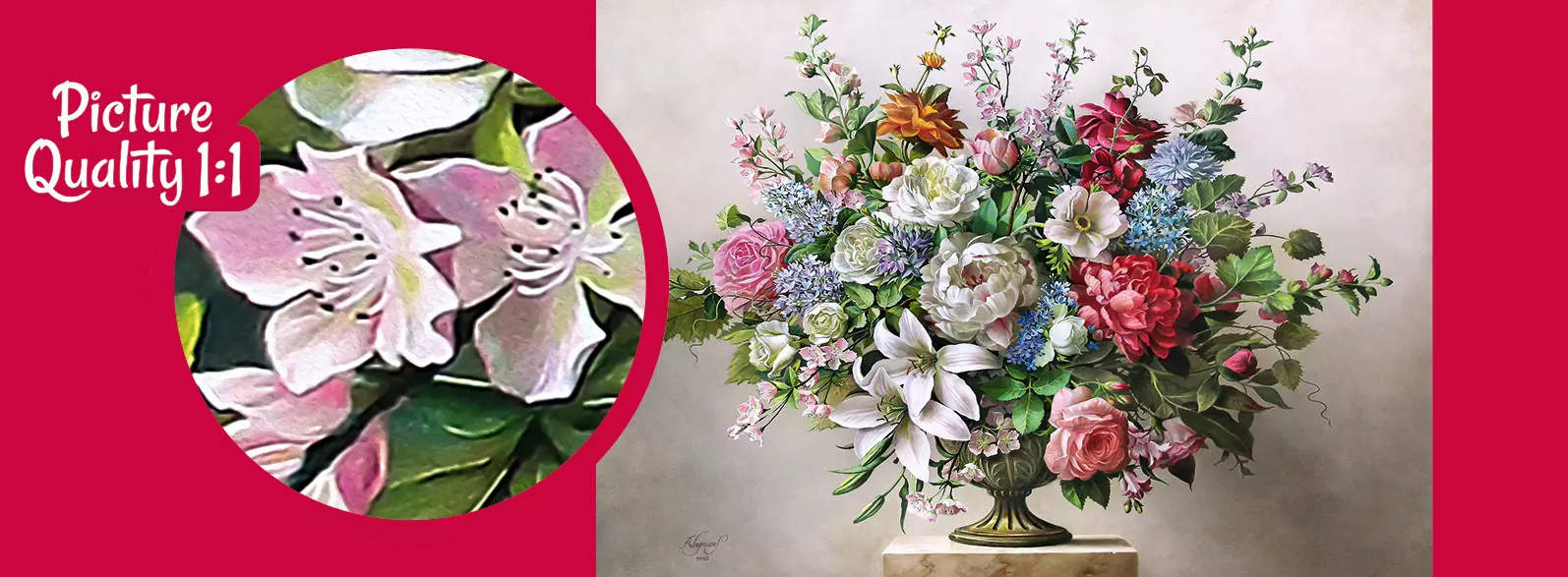 Puzzle 1000 elementów. Bukiet glamour 30134 - Puzzle