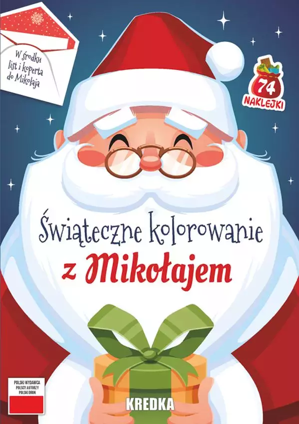 Świąteczne kolorowanie z Mikołajem - Książki