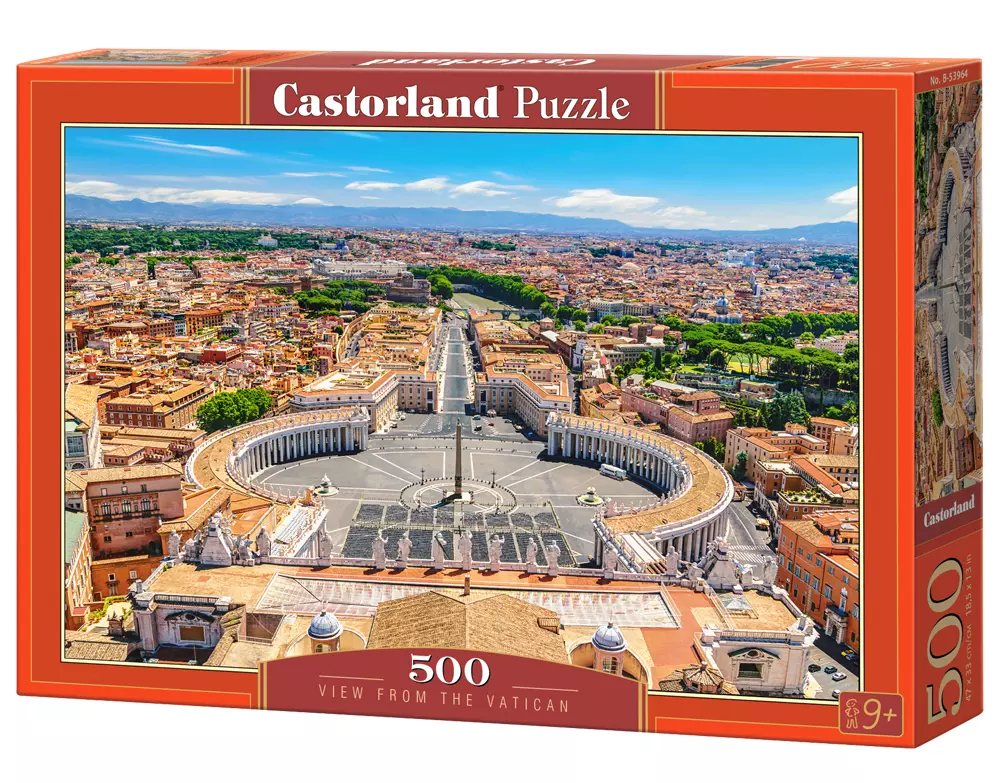 Puzzle 500 elementów. Widok z Watykanu - Puzzle