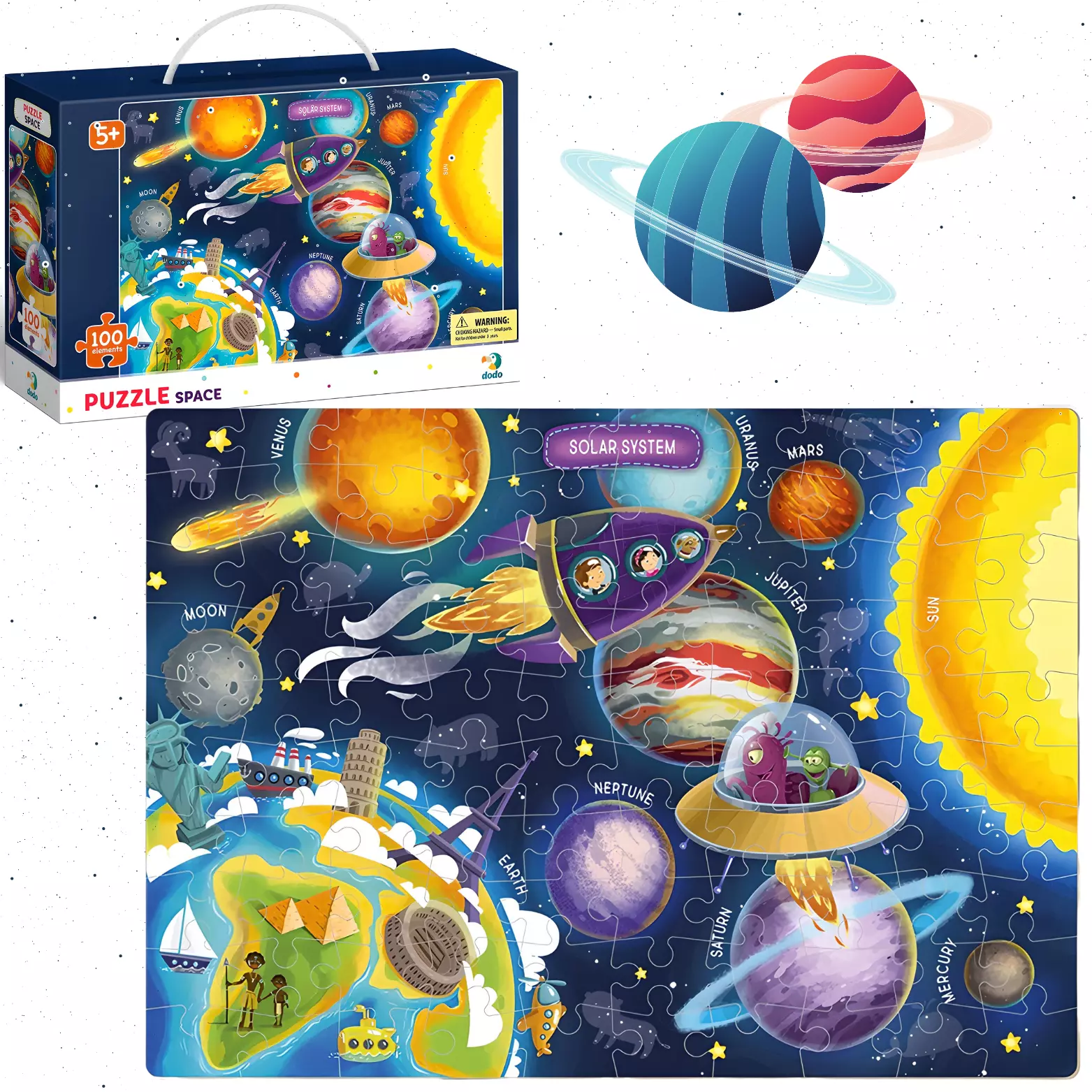 Puzzle 100 elementów. Kosmos - Puzzle