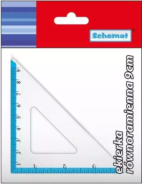 Ekierka równoramienna 9cm - Papiernicze i szkolne