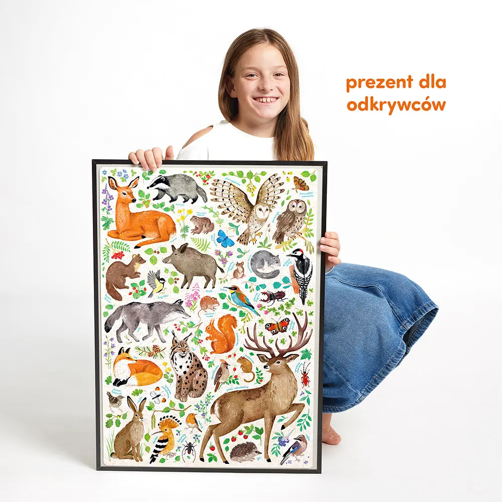 Puzzle CzuCzu 300 elementów. Puzzle odkrywcy. Dzika przyroda - Puzzle