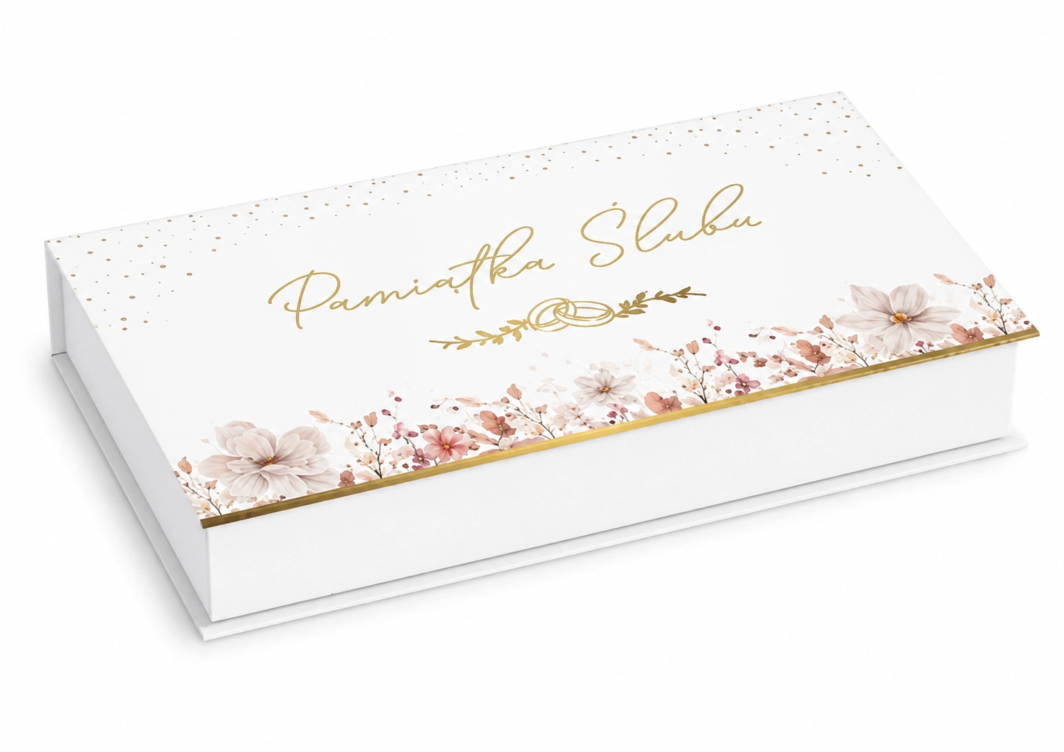 Pudełko ślubne, obrączki - Papiernicze i szkolne