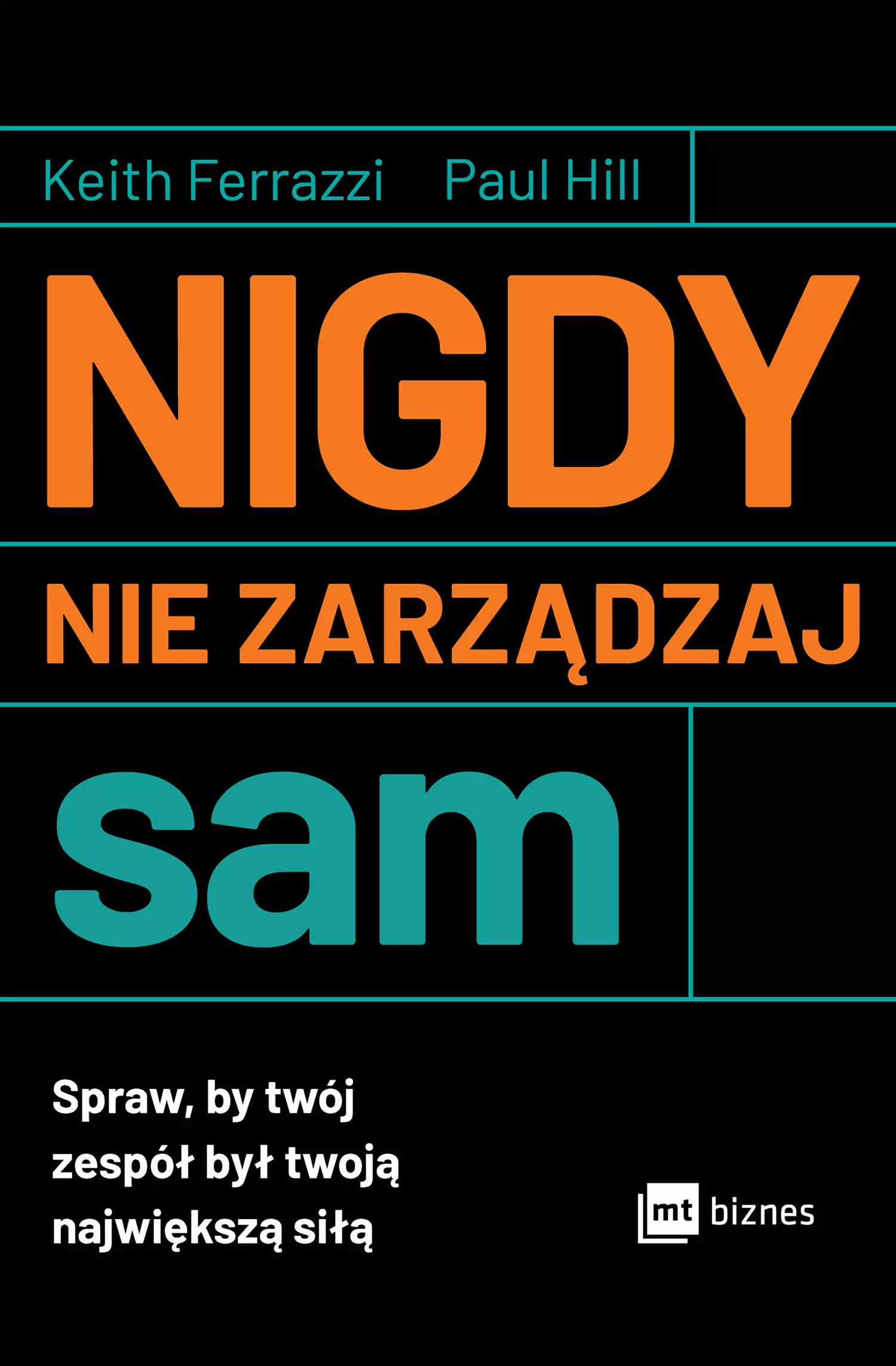 Nigdy nie zarządzaj sam. Spraw, by twój zespół był twoją największą siłą - Książki