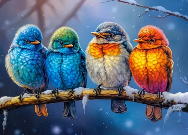 Puzzle 120 el. Razem cieplej - Puzzle
