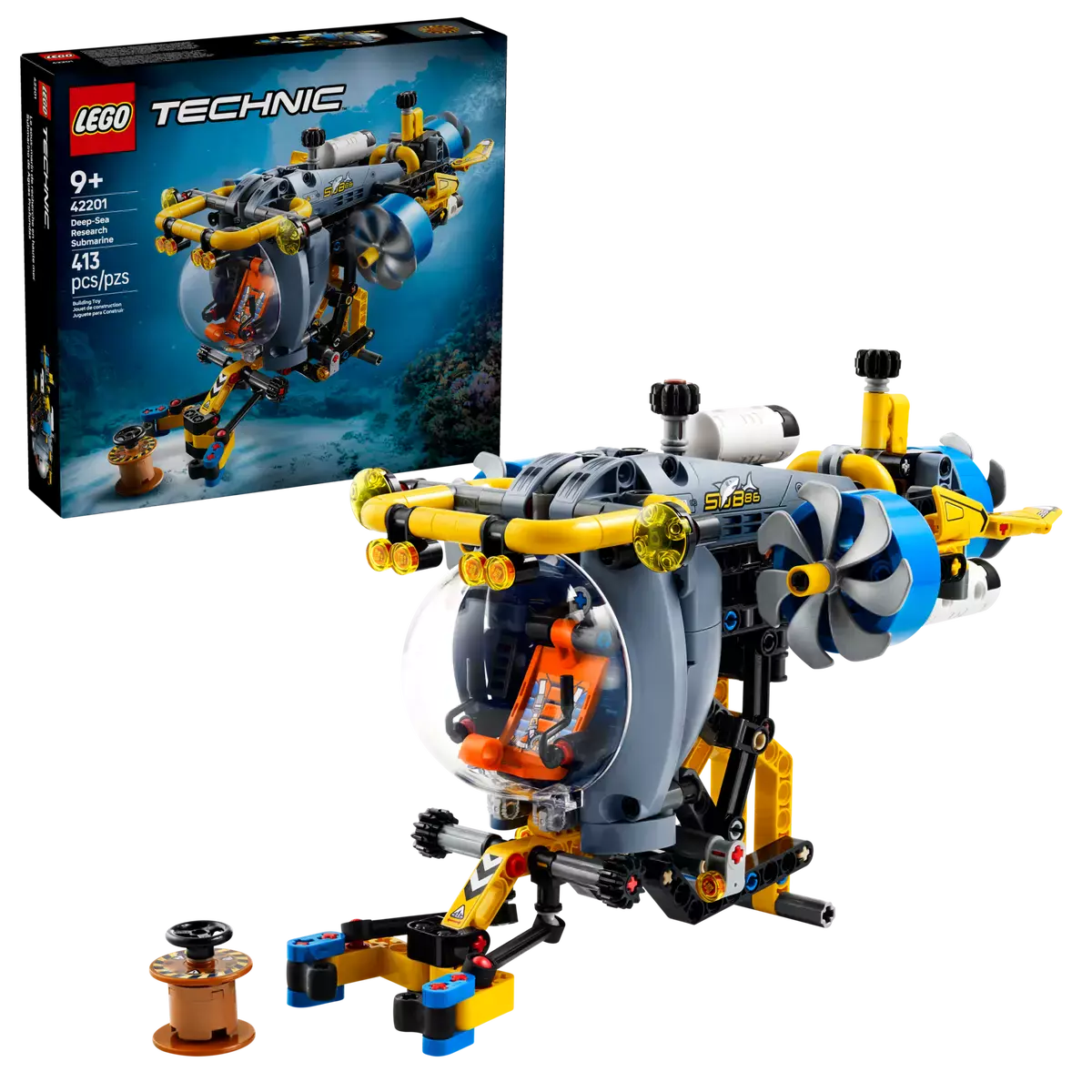 LEGO Technic Badawcza łódź podwodna 42201 - Zabawki