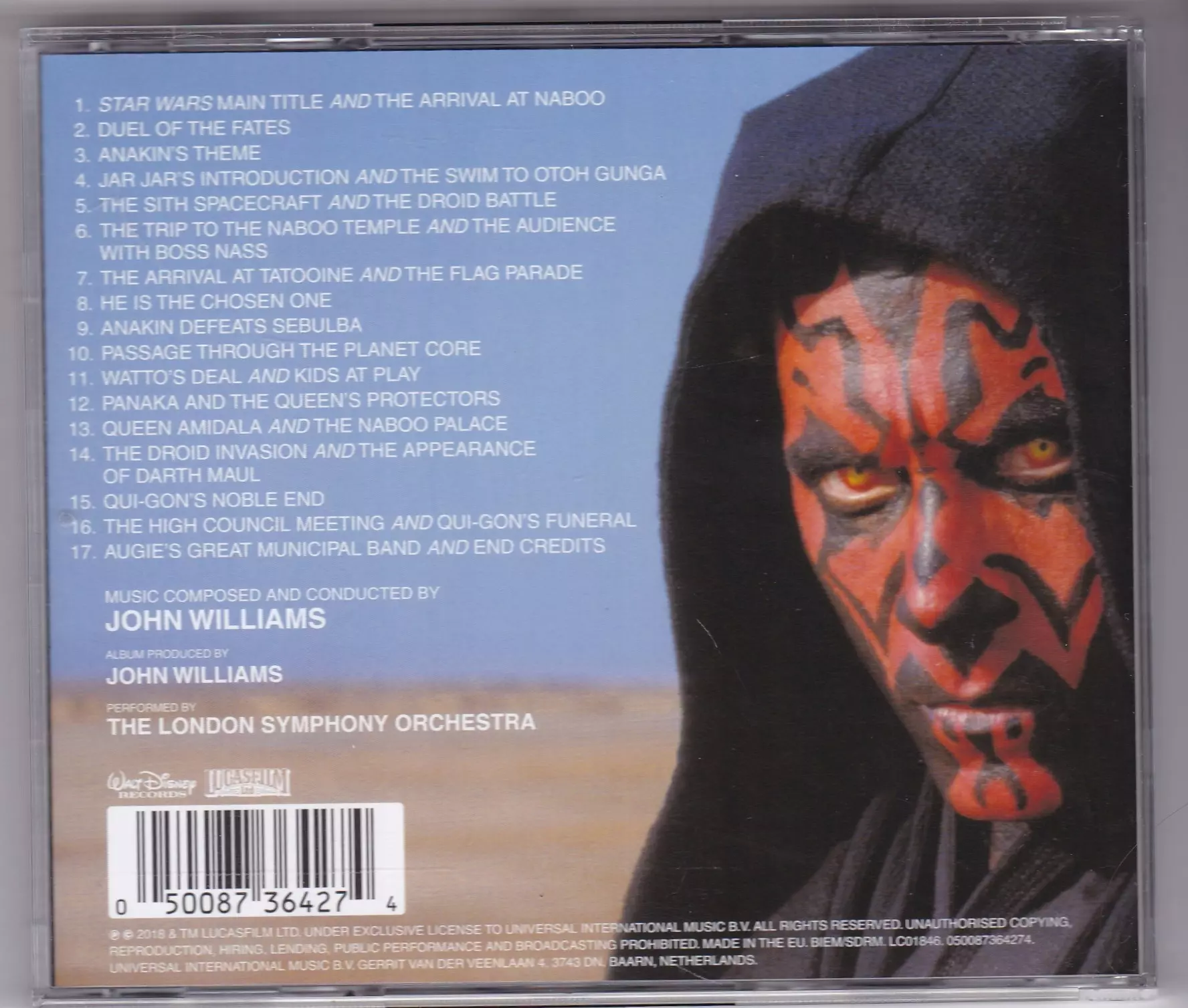Star Wars - The Phantom Menace, CD - Muzyka