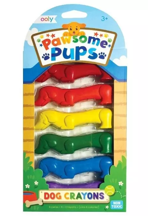 Kredki pieski Pawsome Pups 6szt - Papiernicze i szkolne