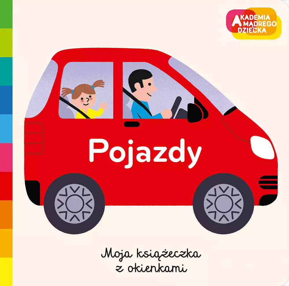 Pojazdy. Akademia Mądrego Dziecka. Moja książeczka z okienkami - Książki