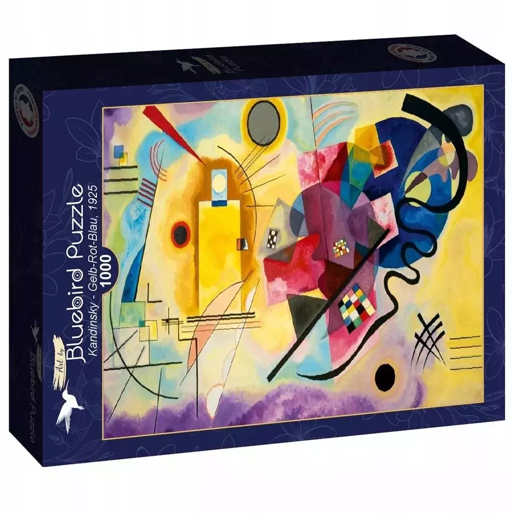 Puzzle 1000 Wassily Kandinsky Żółty - Książki