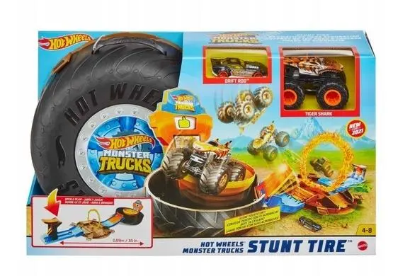 Hot Wheels Monster Trucks Opona Kaskaderska arena - Zabawki