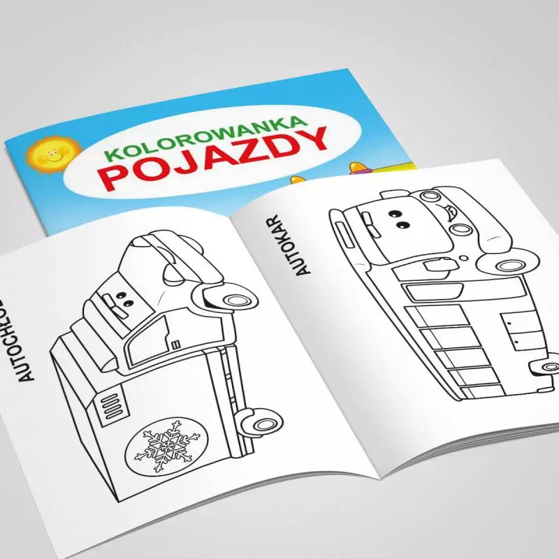 Kolorowanka. Pojazdy - Książki