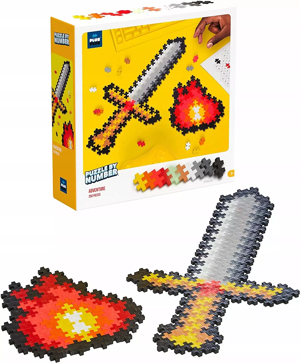 Plus Plus Puzzle By number Przygoda 250 elementów 3910 DANTE - Puzzle
