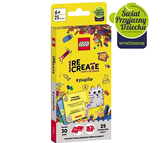 Lego Recreate. Karty wyzwań. Pupile - Gry