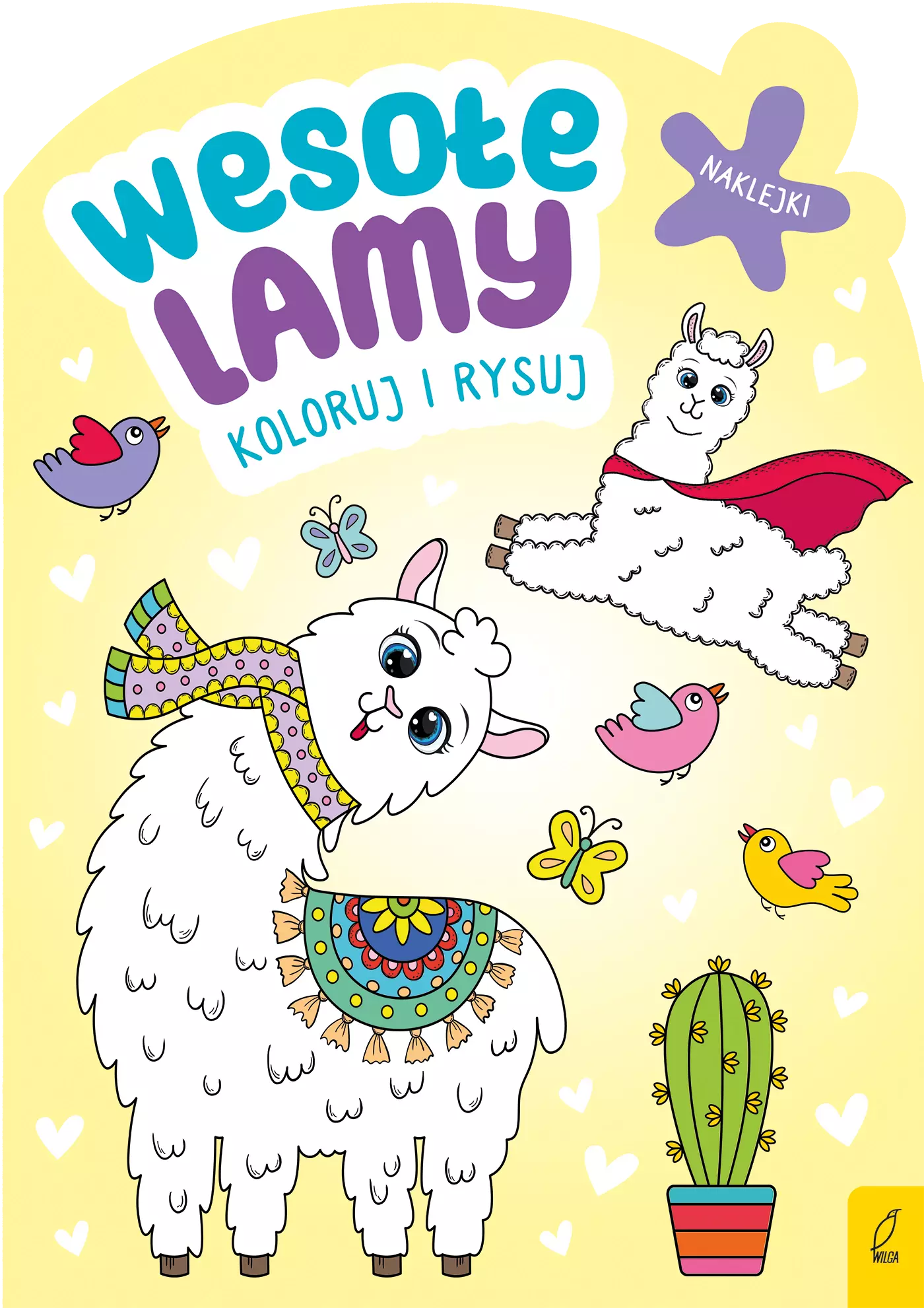 Koloruj i rysuj. Wesołe lamy - Książki