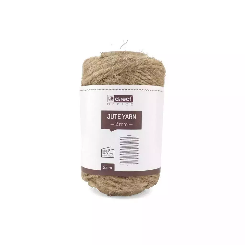 Sznurek jutowy 2mm 25m D.RECT - Papiernicze i szkolne