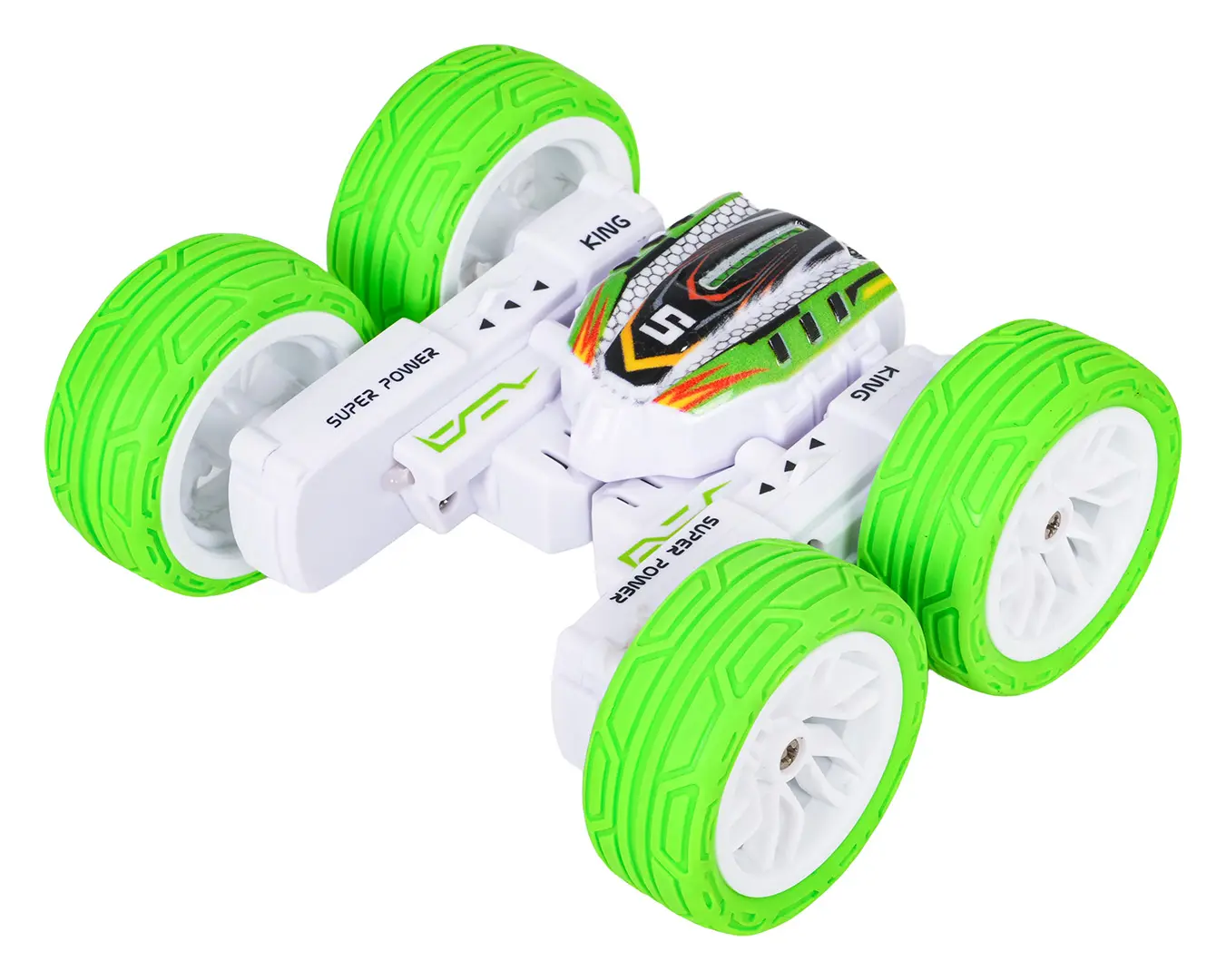 Pojazd R/C POWER STUNT 1:32 Zielony - Zabawki