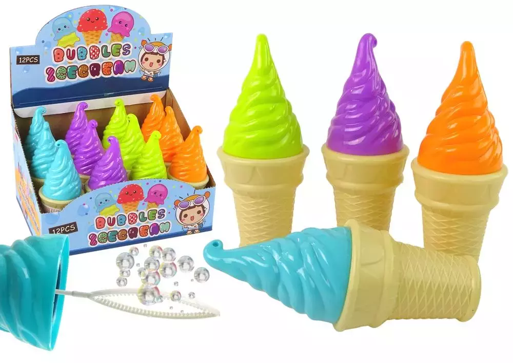 Bańki mydlane Lody 80ml MIX - Zabawki