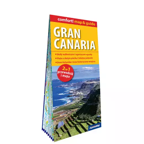 Gran Canaria laminowany map&guide 2w1 przewodnik i mapa - Książki