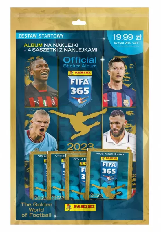 Megazestaw startowy FIFA 365 2023 Naklejki - Gry