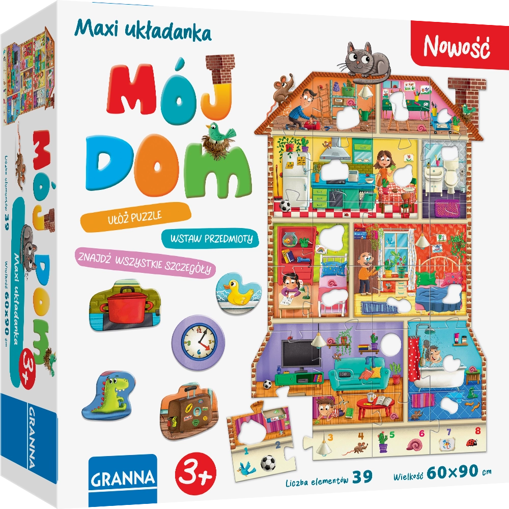 Maxi układanki. Mój Dom - Puzzle