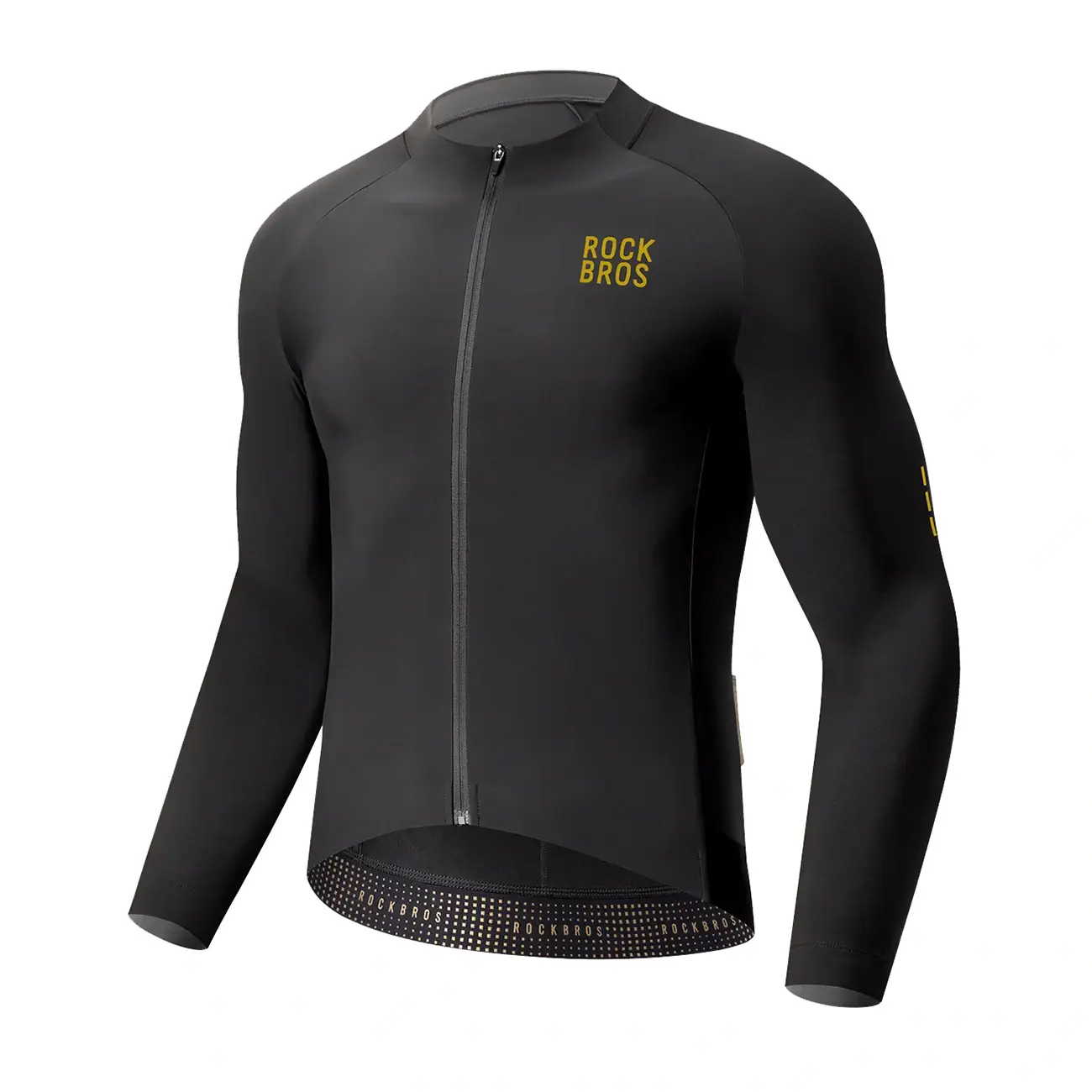 Bluza rowerowa Rockbros YDWT020 Diamond wiosna/jesień/zima rozmiar L - czarna - Elektronika i akcesoria
