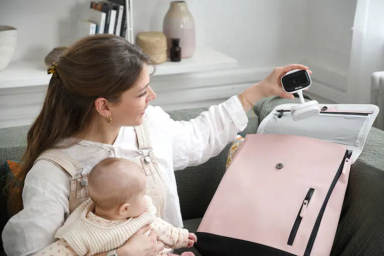 Beaba Niania elektroniczna video ZEN Nomad White - Mama i dziecko