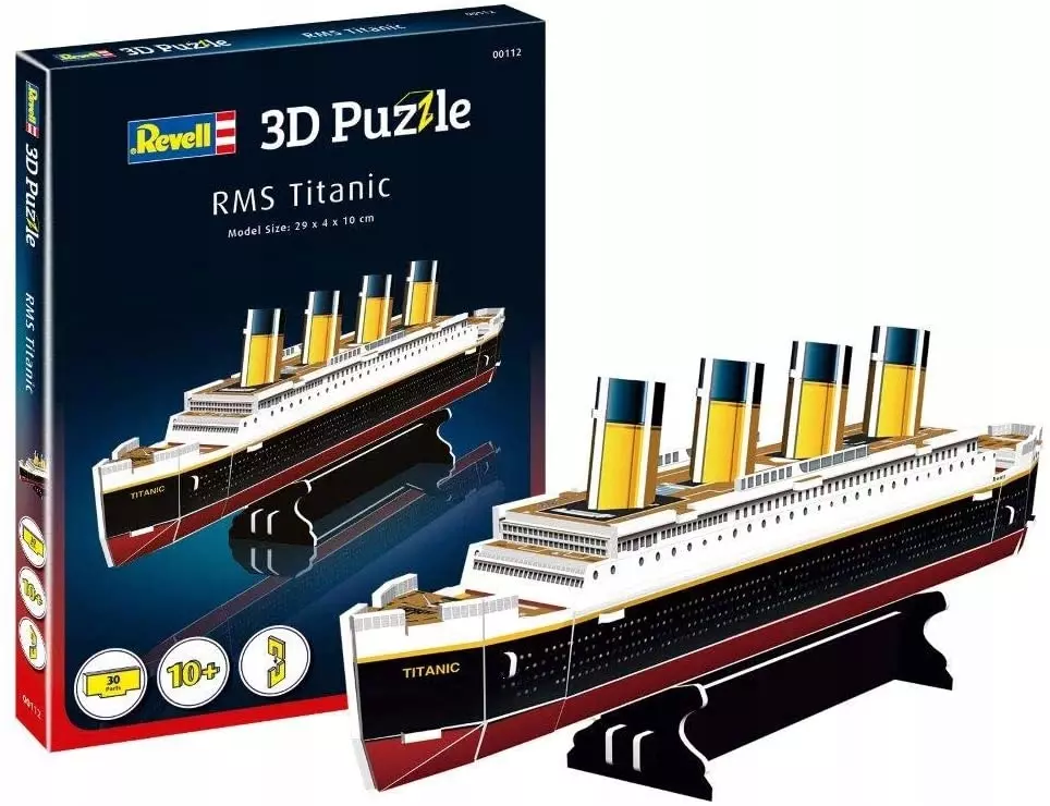 Revell 3D Puzzle 00112 RMS Titanic odkryj najsłynn - Puzzle
