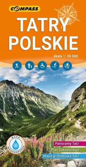 Mapa turystyczna - Tatry Polskie 1:30 000 w.2026 - Książki