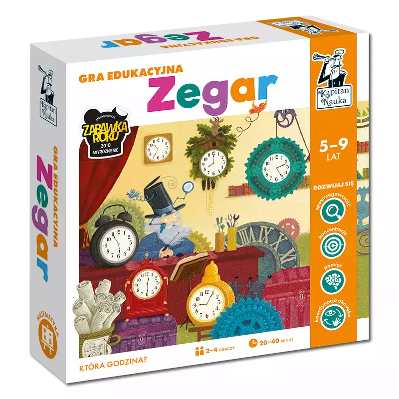 Gra edukacyjna. Zegar - Gry