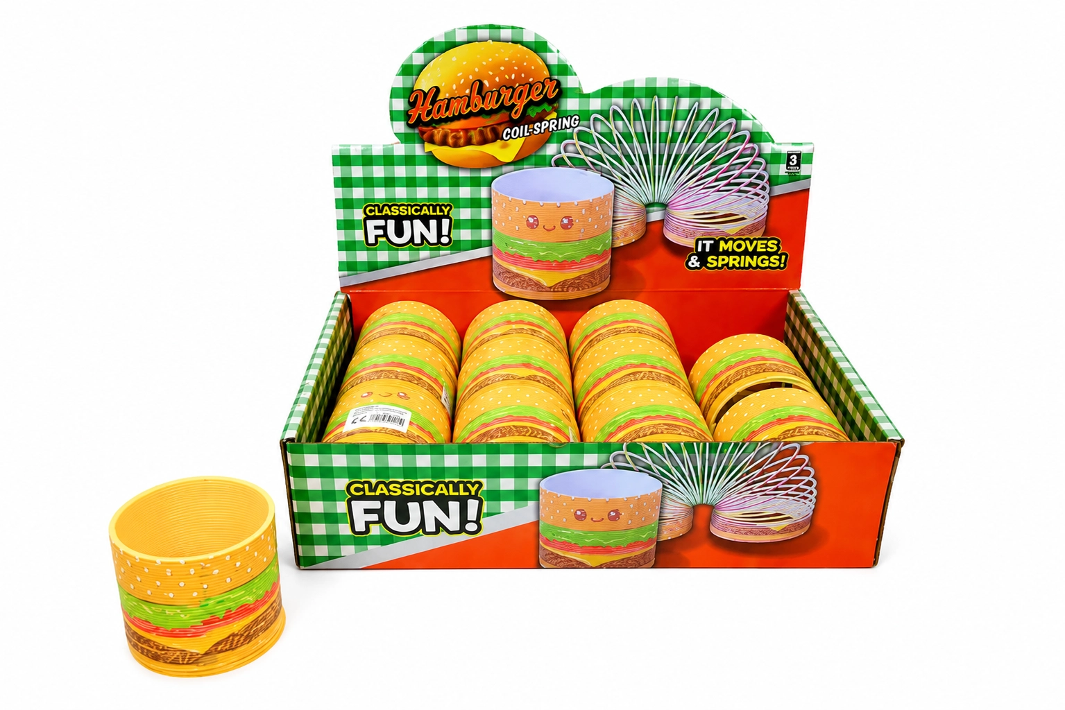Sprężyna hamburger - Zabawki