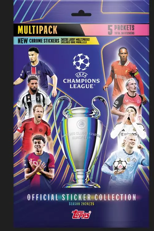 UEFA Champions League 2024/25 naklejki Multipack - Zabawki