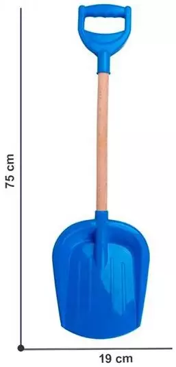 Łopatka z drewnianym uchwytem 75 cm - Zabawki
