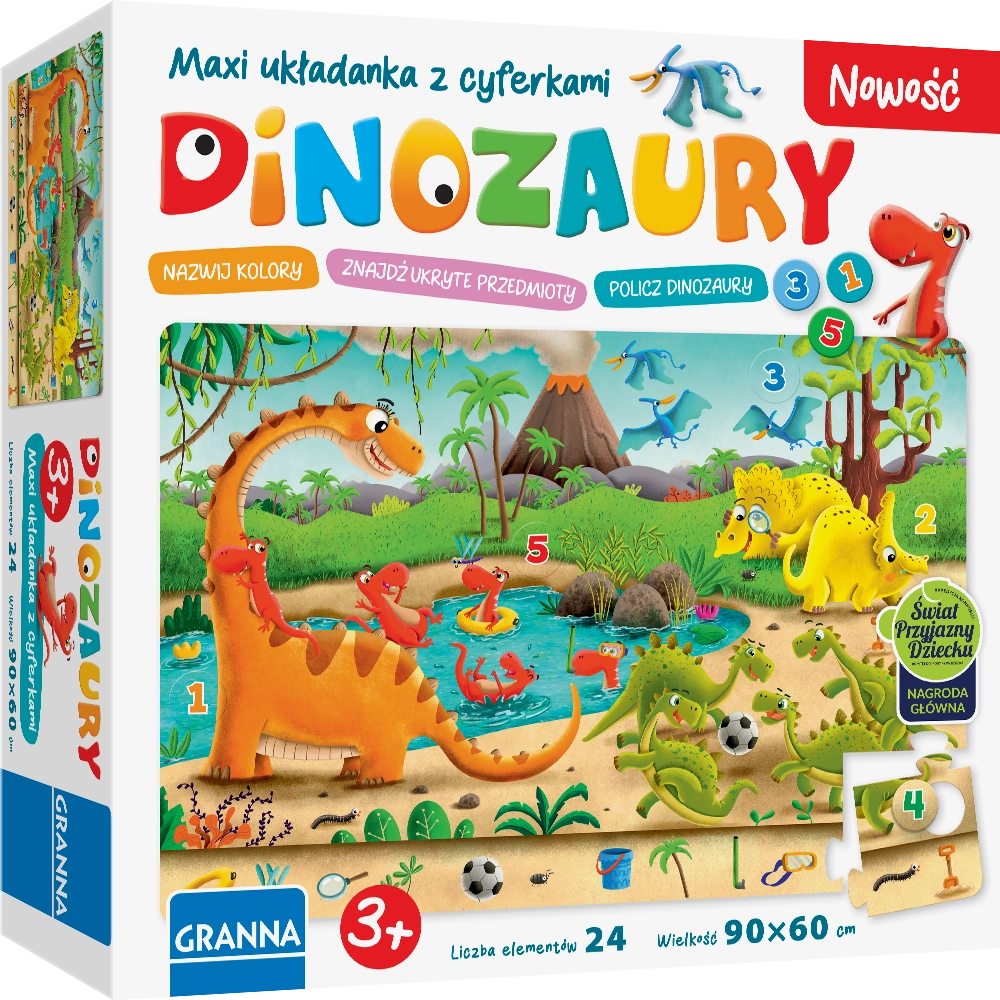 Maxi układanki. Dinozaury - Puzzle