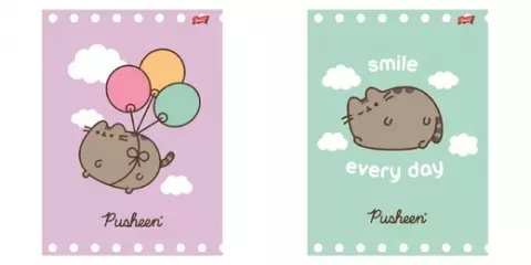 Zeszyt A4 32k. krata Pusheen - Papiernicze i szkolne