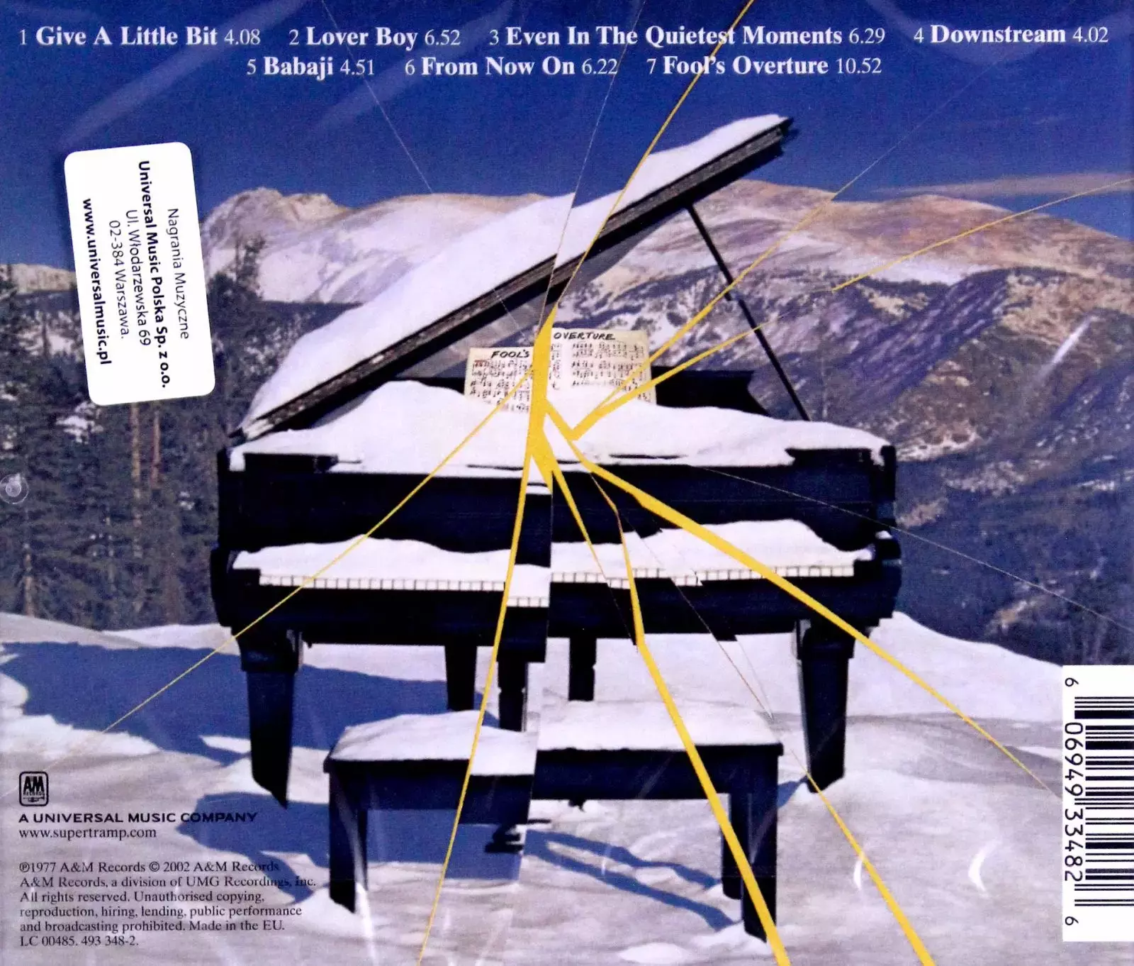 Even In The Quietest Moments..., CD - Muzyka