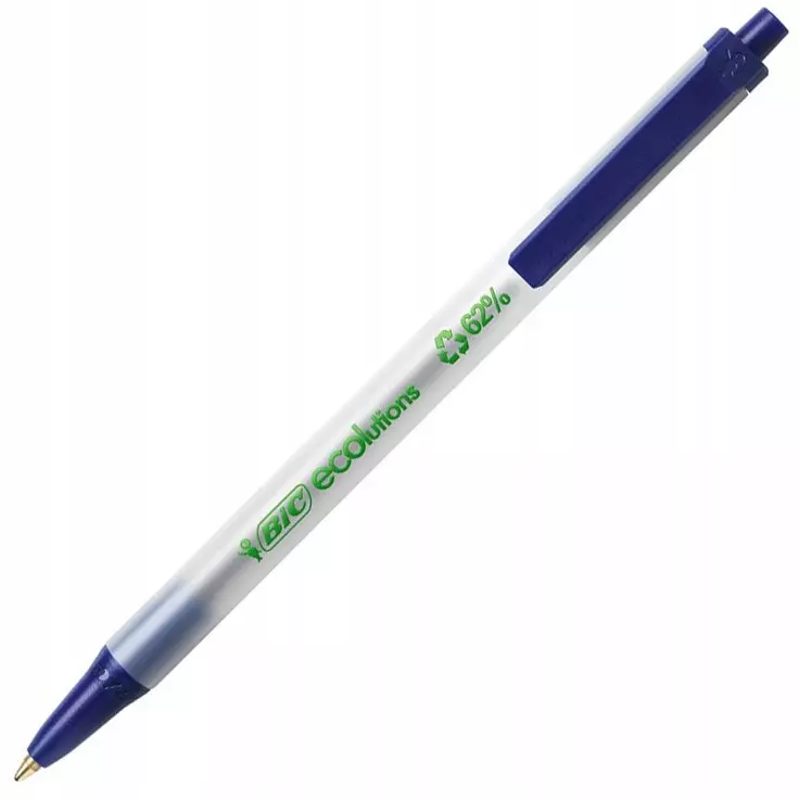 Długopis BIC Ecolutions Clic Stic niebieski - Papiernicze i szkolne