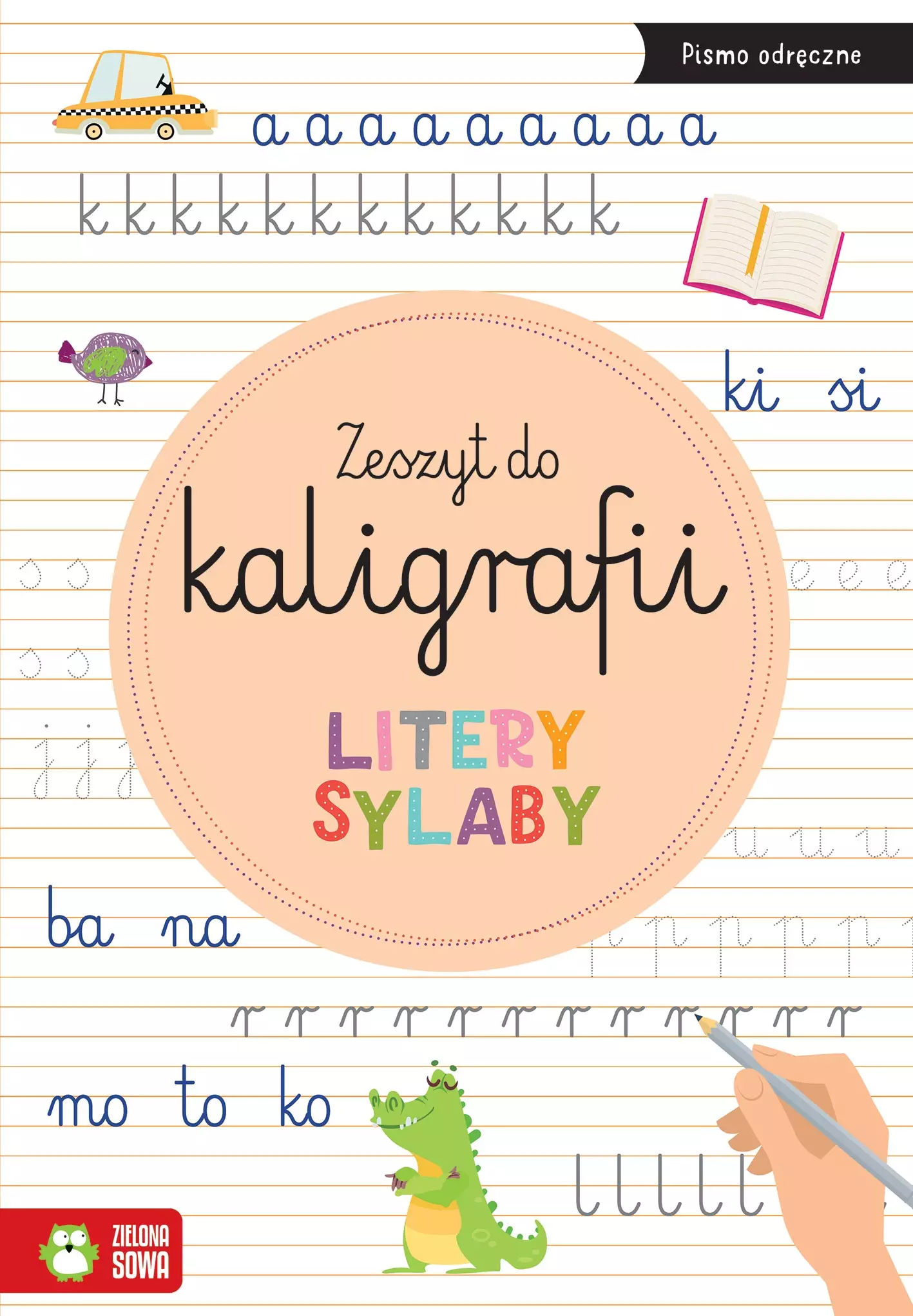 Zeszyt do kaligrafii. Litery, sylaby - Książki