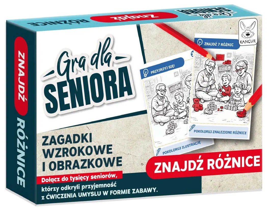 Gra dla seniora. Znajdź różnice - Gry