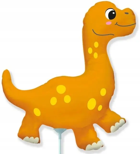 Balon Foliowy Mały DINO Dinuś Diplo Dinozaur Urodziny Party 35cm - Impreza